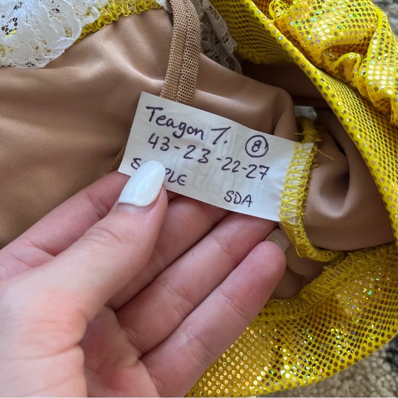 Custom Two Piece Overall Dance Costume - Picture 4 of 5